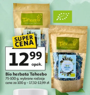 Bio herbata promocja w Auchan