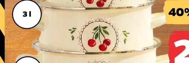 Garnek emaliowany 4 l promocja w Netto
