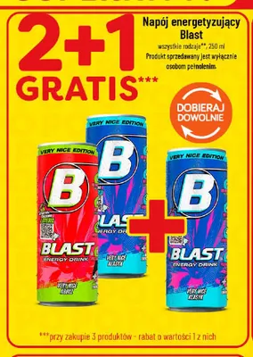 Napój energetyzujący Blast Very Nice Arbuz promocja w POLOmarket