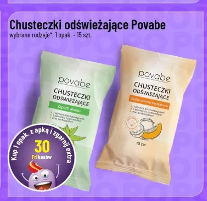 Chusteczki odświeżające Povabe zapach owoców tropikalnych promocja w POLOmarket