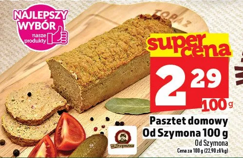 Pasztet domowy Od Szymona promocja w TOPAZ