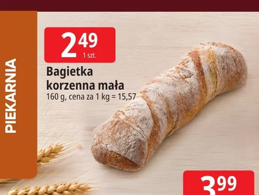 Bagietka korzenna mała promocja w Leclerc