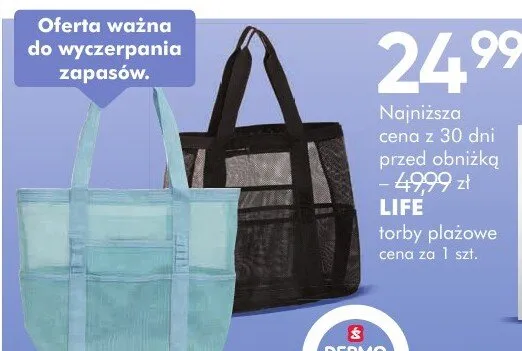 Torba plażowa Life promocja w Super-Pharm