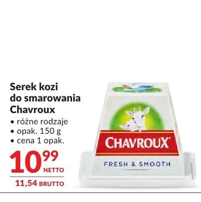 Serek kozi do smarowania Chavroux promocja w Makro