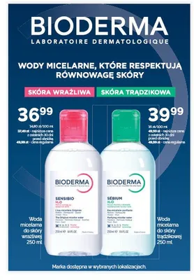 Woda micelarna do skóry trądzikowej BIODERMA Sébium H2O promocja w Ziko Dermo