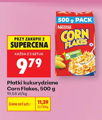Płatki kukurydziane Corn Flakes Nestlé promocja w Biedronka