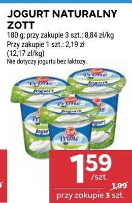 Jogurt naturalny promocja w Stokrotka