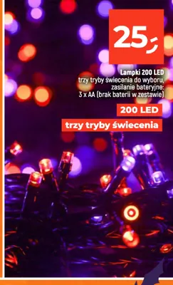 Lampki 200 LED promocja w Dealz