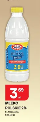 Mleko Polskie 2,0% Mlekovita promocja w Chorten