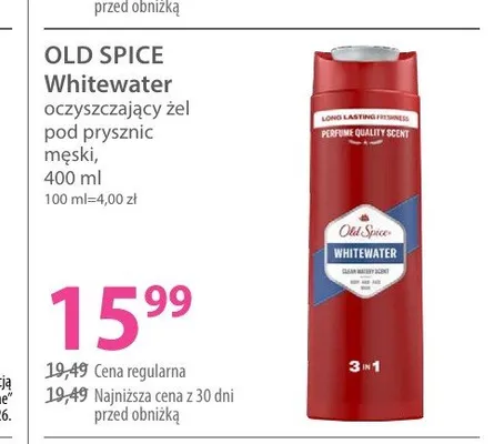 Żel pod prysznic Old spice captain promocja w Hebe