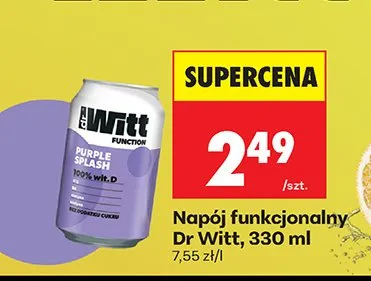 Napój funkcjonalny promocja w Biedronka