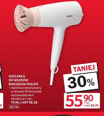 Suszarka do włosów BHD300/00 Philips promocja w Selgros
