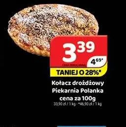Kołacz drożdżowy Piekarnia Polanka promocja w Delfin