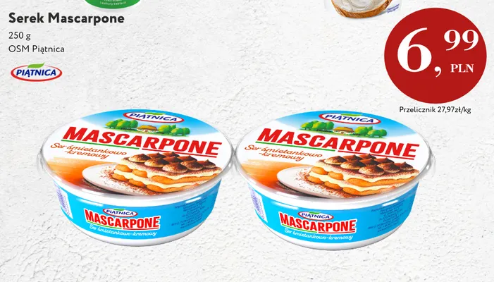 Serek Mascarpone Piątnica promocja w Market Point
