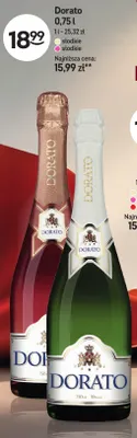 Wino musujące Dorato białe słodkie promocja w Żabka