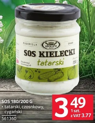 Sos kielecki tatarski promocja w Selgros