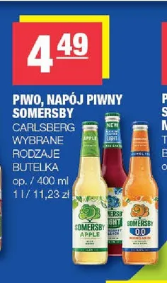 Piwo bezalkoholowe Somersby Mandarin promocja w SPAR