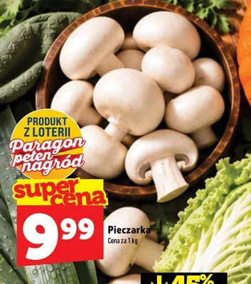 Pieczarki promocja w TOPAZ