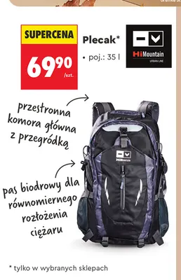 Plecak 35 l HiMountain promocja w Biedronka