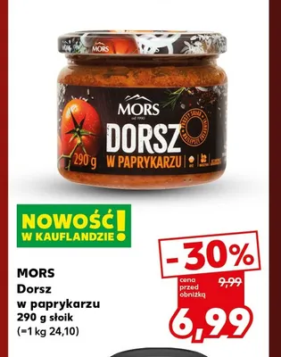 Dorsz w paprykarzu Mors promocja w Kaufland