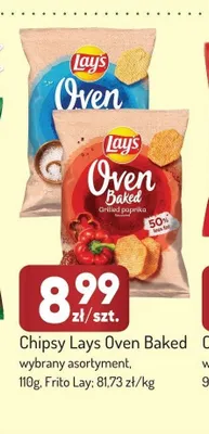Chipsy Oven Baked Chanterelles in cream Lay's promocja w Avita