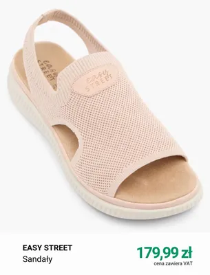 Sandały Easy Street promocja w Deichmann