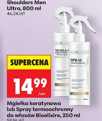 Spray termoochronny do włosów Bioelixire promocja w Biedronka