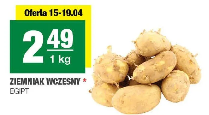 Ziemniak wczesny promocja w SPAR