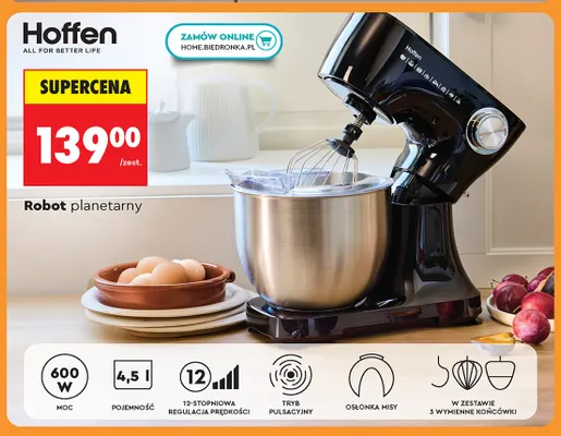 Robot planetarny Hoffen promocja w Biedronka