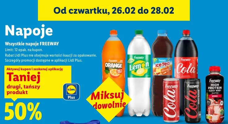 Napój promocja w Lidl