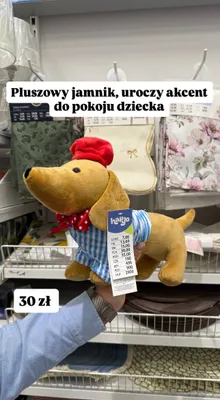 Pluszowy jamnik promocja w Pepco