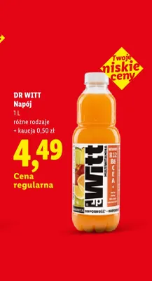 Napój Dr Witt promocja w Lidl