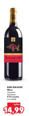 Wino czerwone Egri Bikavér promocja w Kaufland