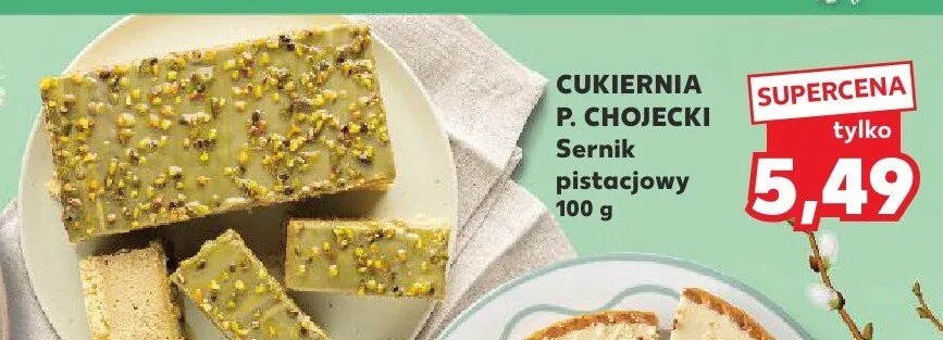 Sernik pistacjowy promocja w Kaufland