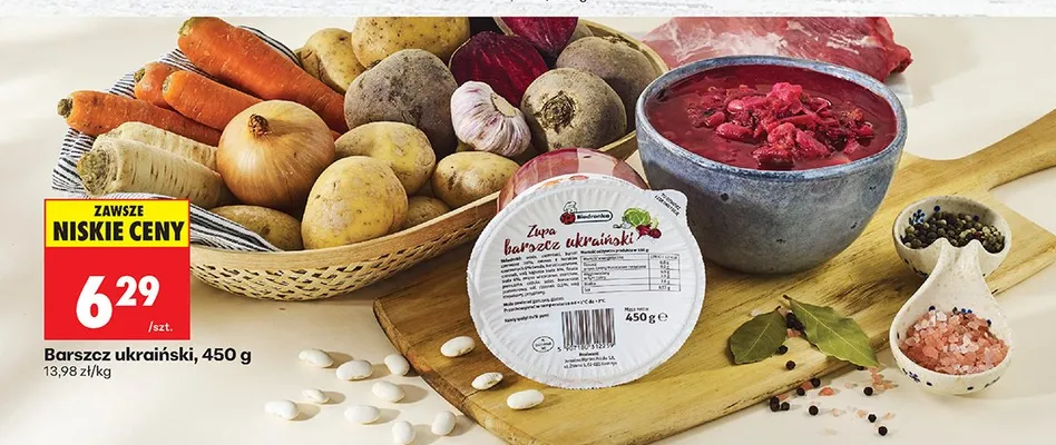 Barszcz ukraiński promocja w Biedronka
