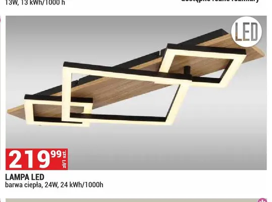 Lampa LED barwa ciepła 24W promocja w Merkury Market