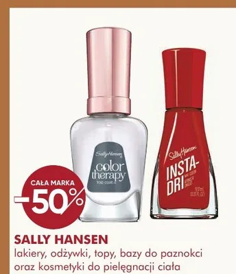 Lakiery, odżywki, topy, bazy do paznokci oraz kosmetyki do pielęgnacji ciała Color Therapy, Insta-Dri promocja w Super-Pharm