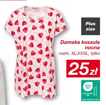 Koszula nocna damska rozm. XL-XXXL promocja w KiK