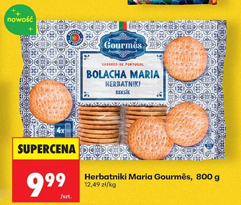 Herbatniki Maria Gourmês promocja w Biedronka