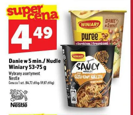 Nudle Saucy Noodles Sezamowy Kurczak Winiary promocja w TOPAZ