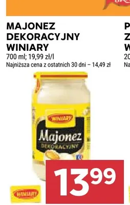 Majonez dekoracyjny Winiary promocja w Stokrotka