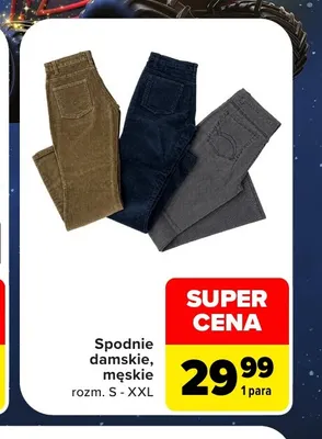 Spodnie damskie promocja w Carrefour