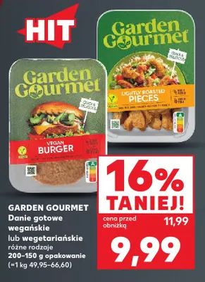 Danie gotowe wegetariańskie Garden Gourmet promocja w Kaufland