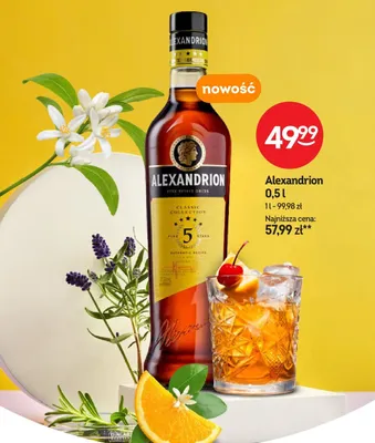Napój spirytusowy Alexandrion promocja w Żabka
