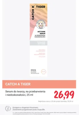 Serum do twarzy, na przebarwienia i niedoskonałości promocja w Rossmann