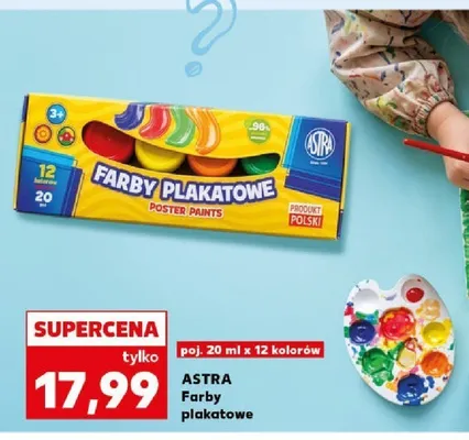 Farby plakatowe Astra promocja w Kaufland