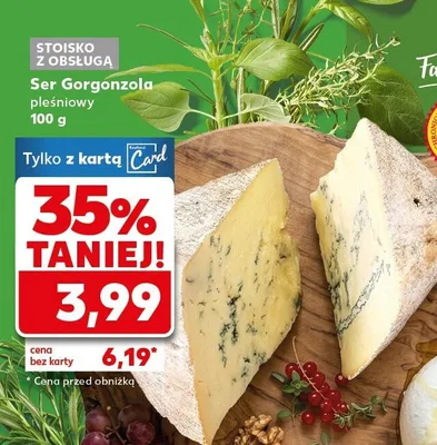 Ser Gorgonzola pleśniowy promocja w Kaufland