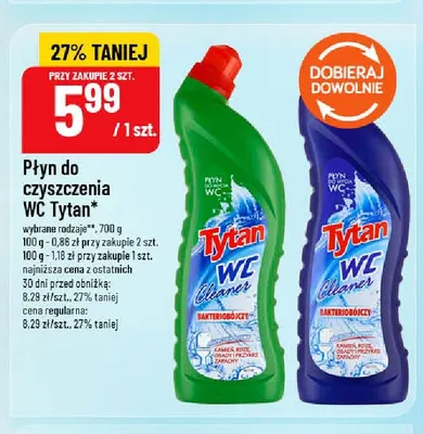 Płyn do czyszczenia WC Tytan promocja w POLOmarket