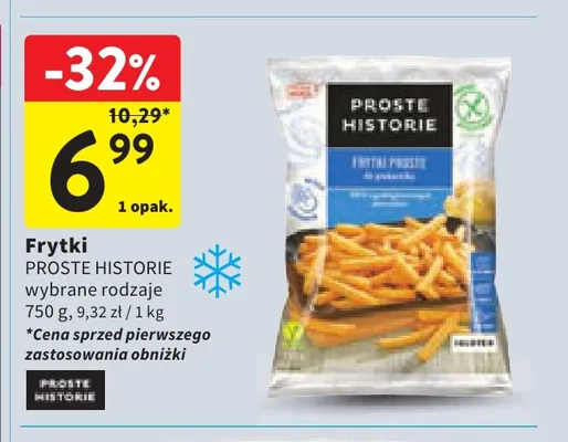 Frytki Proste Historie promocja w Intermarche