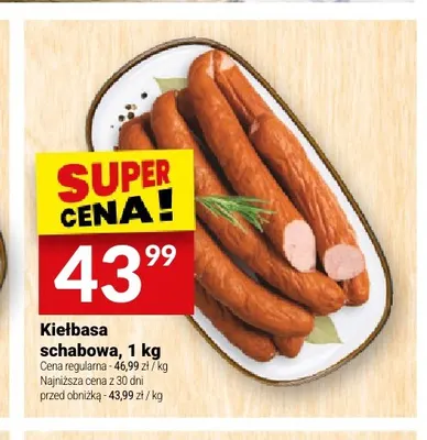 Kiełbasa schabowa Białecki Wędzarnia promocja w Twój Market